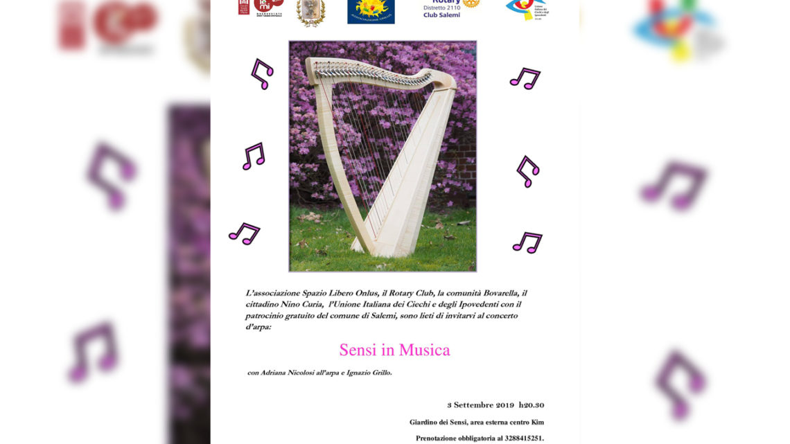 Salemi, concerto d’arpa, con Adriana Nicolosi e Ignazio Grillo Salemi, concerto d’arpa, con Adriana Nicolosi e Ignazio Grillo
