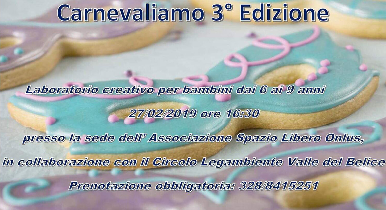 “Carnevaliamo” 3^ edizione” 27 febbraio 2019